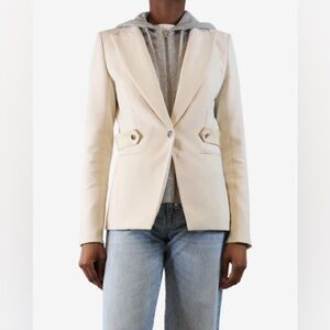 Veronica Beard Cream Blazer